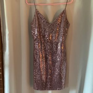Shimmery, pink Cocktail dress